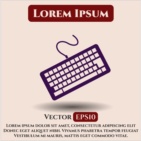 Keyboard vector icon