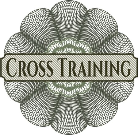 Cross Training written inside abstract linear rosette