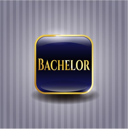 Bachelor shiny badge