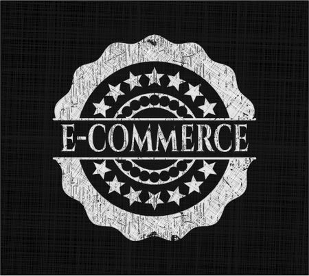 e-commerce chalk emblem