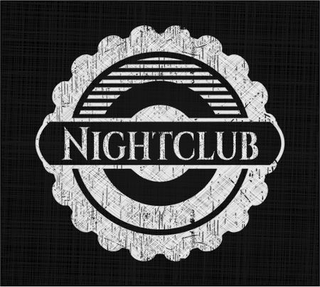 Nightclub chalk emblem