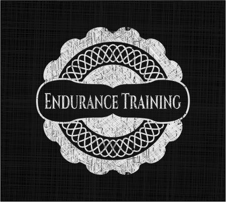 Endurance Training written on a chalkboard