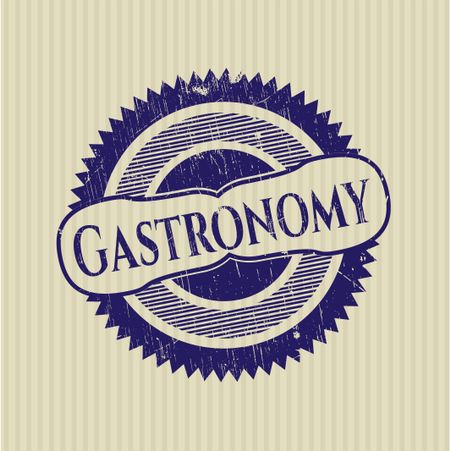 Gastronomy grunge seal