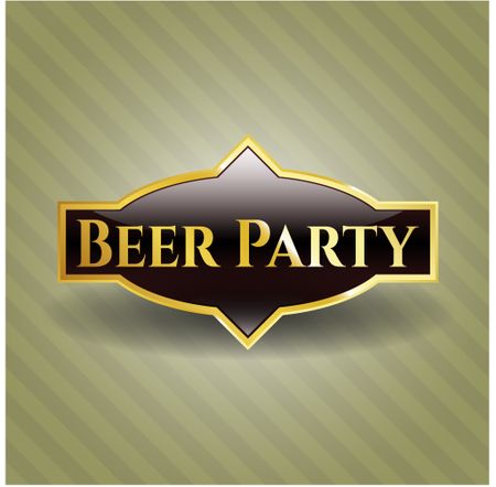 Beer Party gold emblem