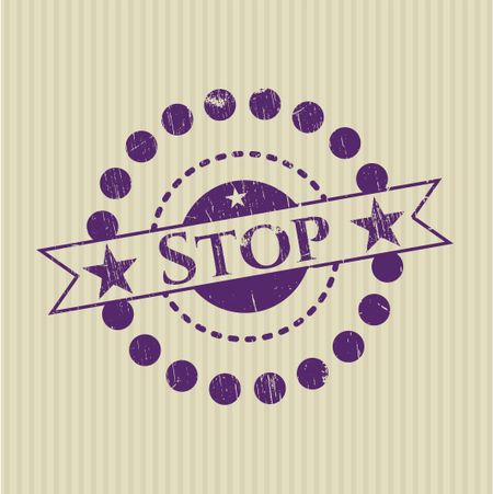 Stop rubber stamp
