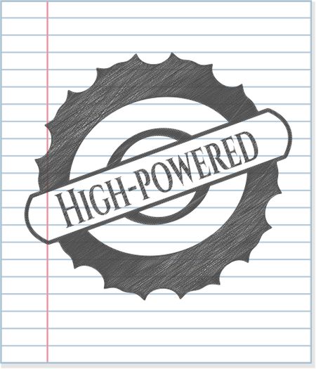 High-powered draw with pencil effect