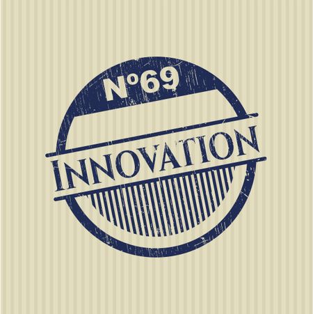 Innovation grunge style stamp