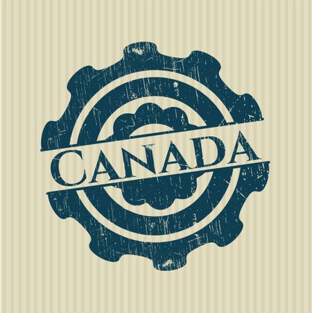 Canada with rubber seal texture