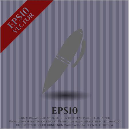 pen icon vector symbol flat eps jpg app web concept website