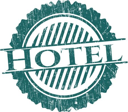 Hotel rubber stamp