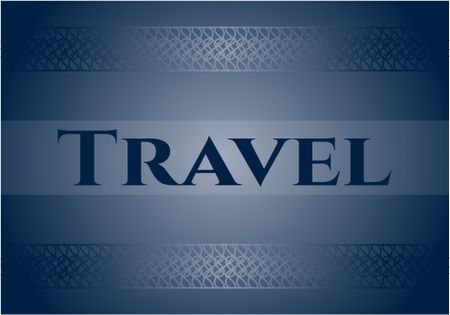 Travel colorful card, banner or poster with nice design