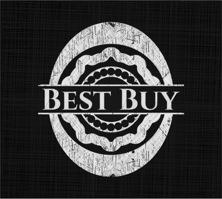 Best Buy with chalkboard texture