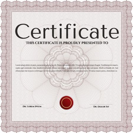 certificate template eps10 jpg of achievement diploma vector illustration design completion