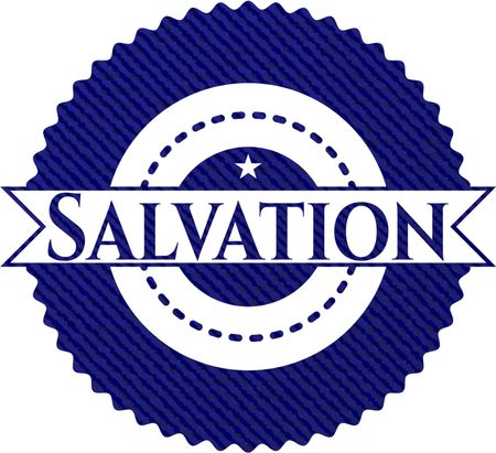 Salvation denim background