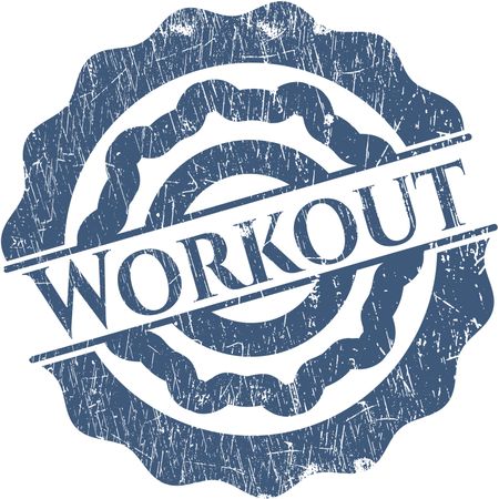 Workout rubber grunge texture seal