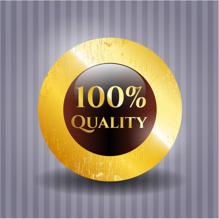 100% Quality gold emblem