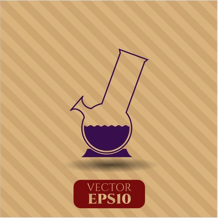 Bong Of Marijuana icon vector symbol flat eps jpg app