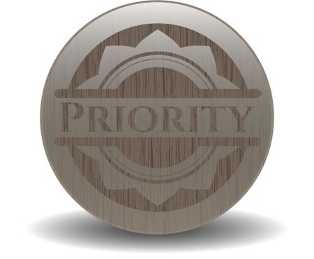 Priority realistic wood emblem