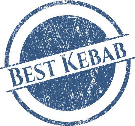 Best Kebab rubber grunge stamp