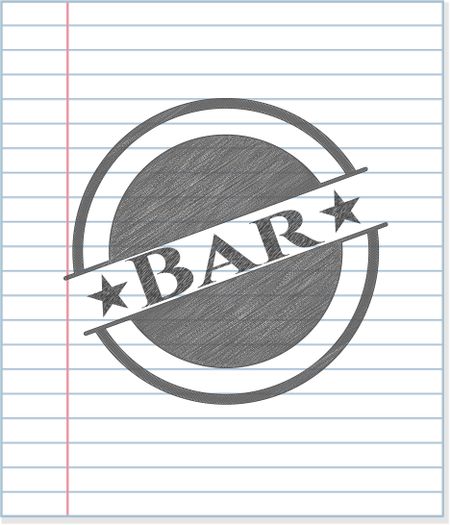 Bar draw (pencil strokes)