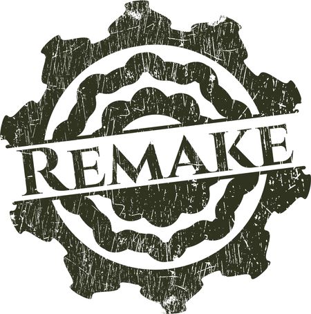 Remake rubber grunge texture stamp