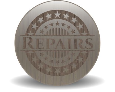 Repairs wood signboards