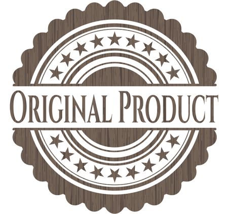 Original Product vintage wood emblem