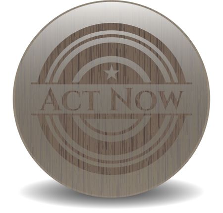 Act Now wood emblem