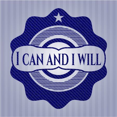 I can and i will with jean texture