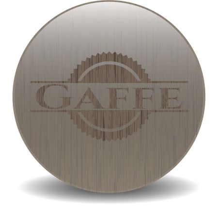 Gaffe realistic wood emblem