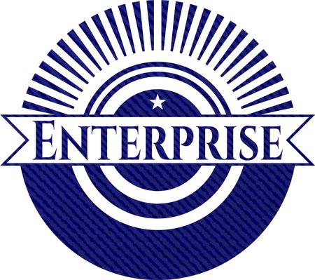 Enterprise with denim texture