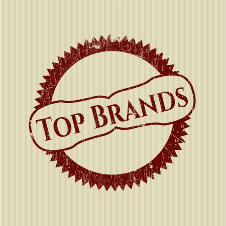 Top Brands rubber stamp