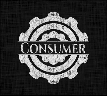 Consumer chalkboard emblem
