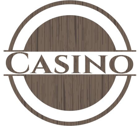 Casino wood emblem