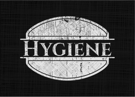 Hygiene written on a blackboard