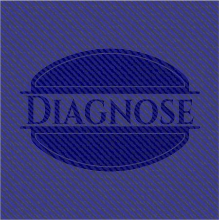 Diagnose denim background