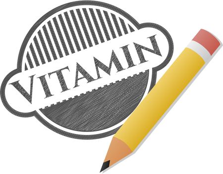 Vitamin pencil draw