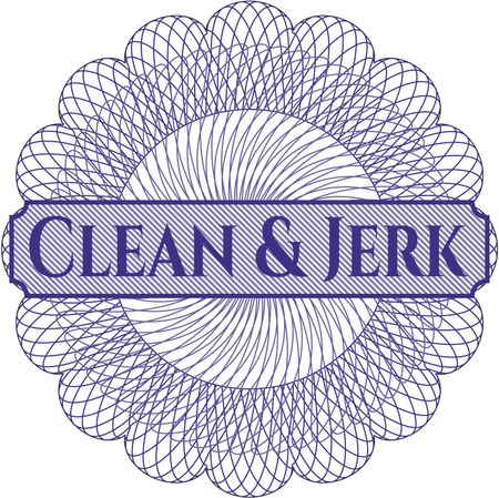 Clean & Jerk money style rosette