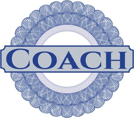 Coach inside a money style rosette