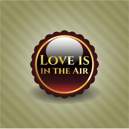 Love is in the Air gold emblem