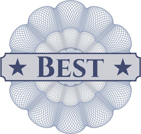 Best rosette or money style emblem