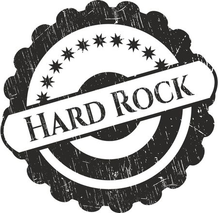 Hard Rock grunge stamp