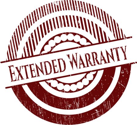 Extended Warranty grunge seal