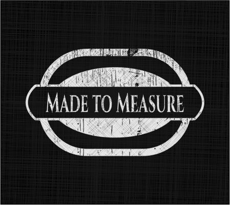 Made to Measure with chalkboard texture