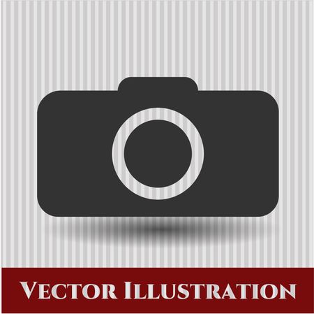 photo camera icon vector symbol flat eps jpg app web