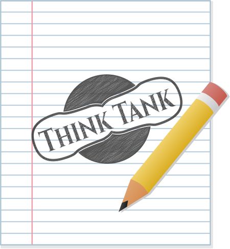 Think Tank pencil draw