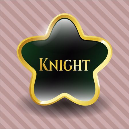 Knight gold badge