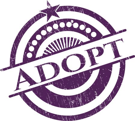 Adopt rubber seal with grunge texture