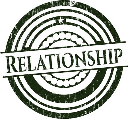 Relationship rubber grunge seal
