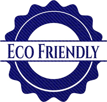 Eco Friendly with denim texture